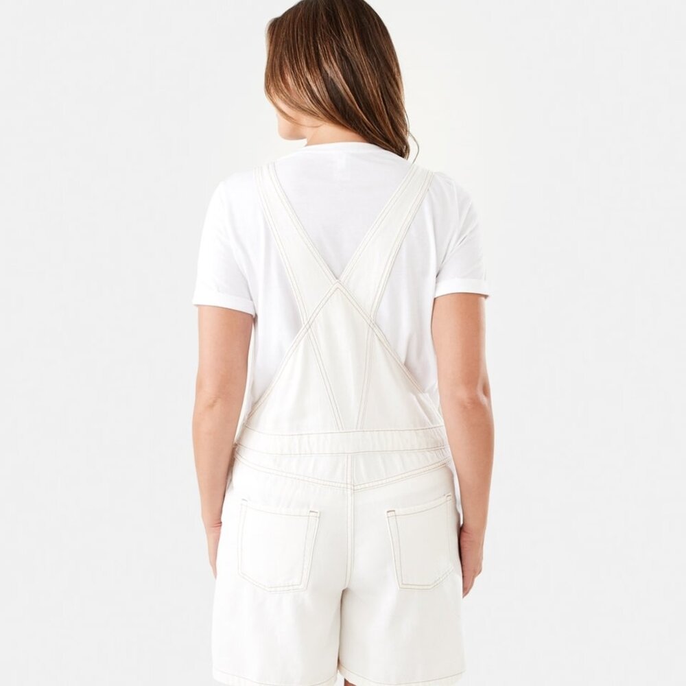American Eagle White Overalls